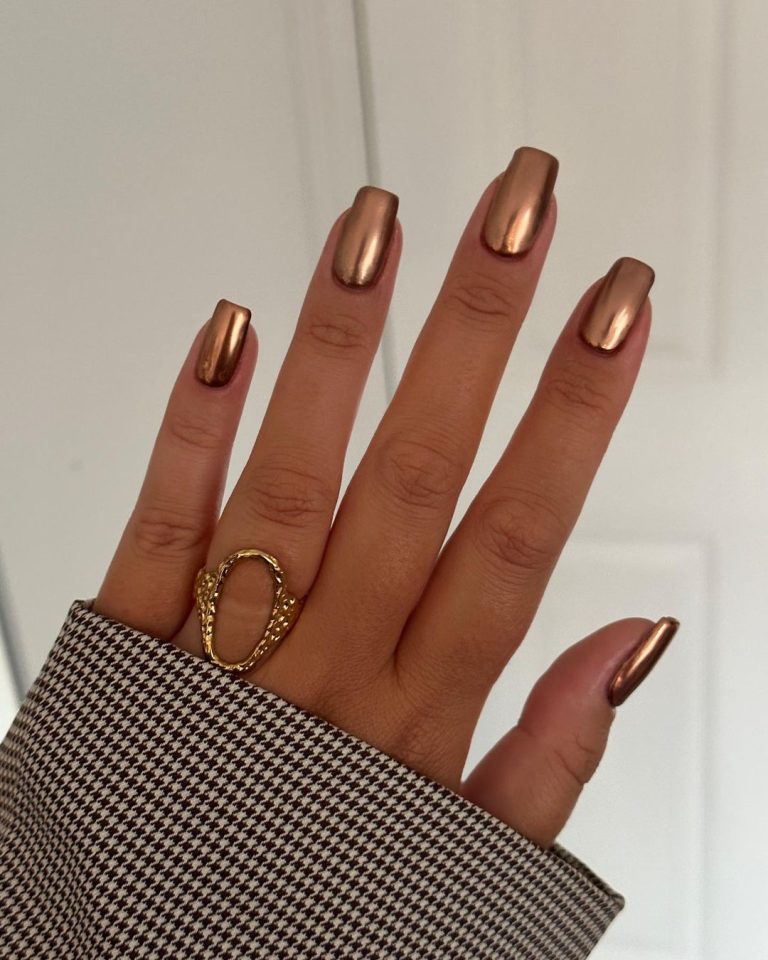 55 Luxurious Chocolate Nail Designs For Fall