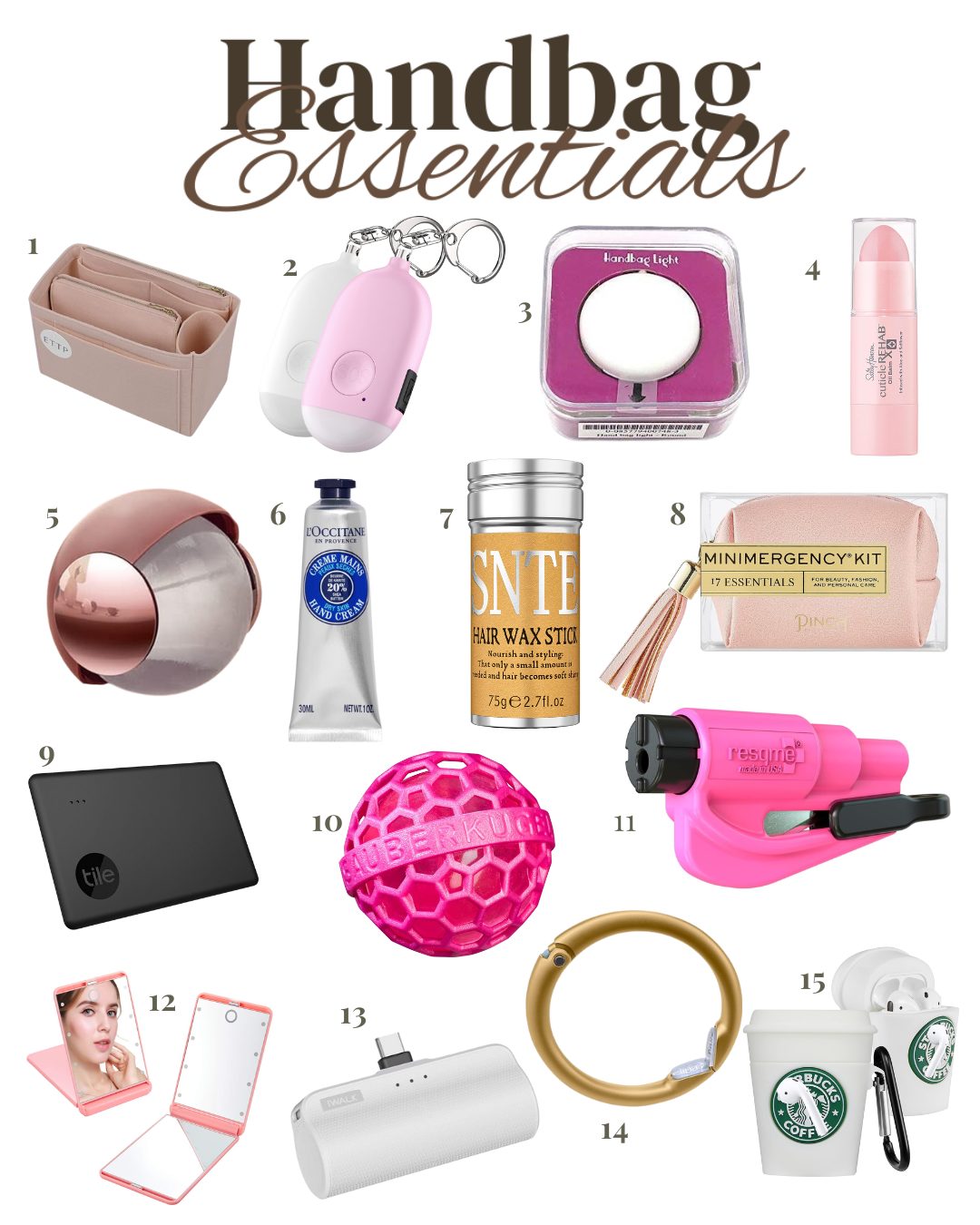 30 Handbag Essentials You Never Knew You Needed