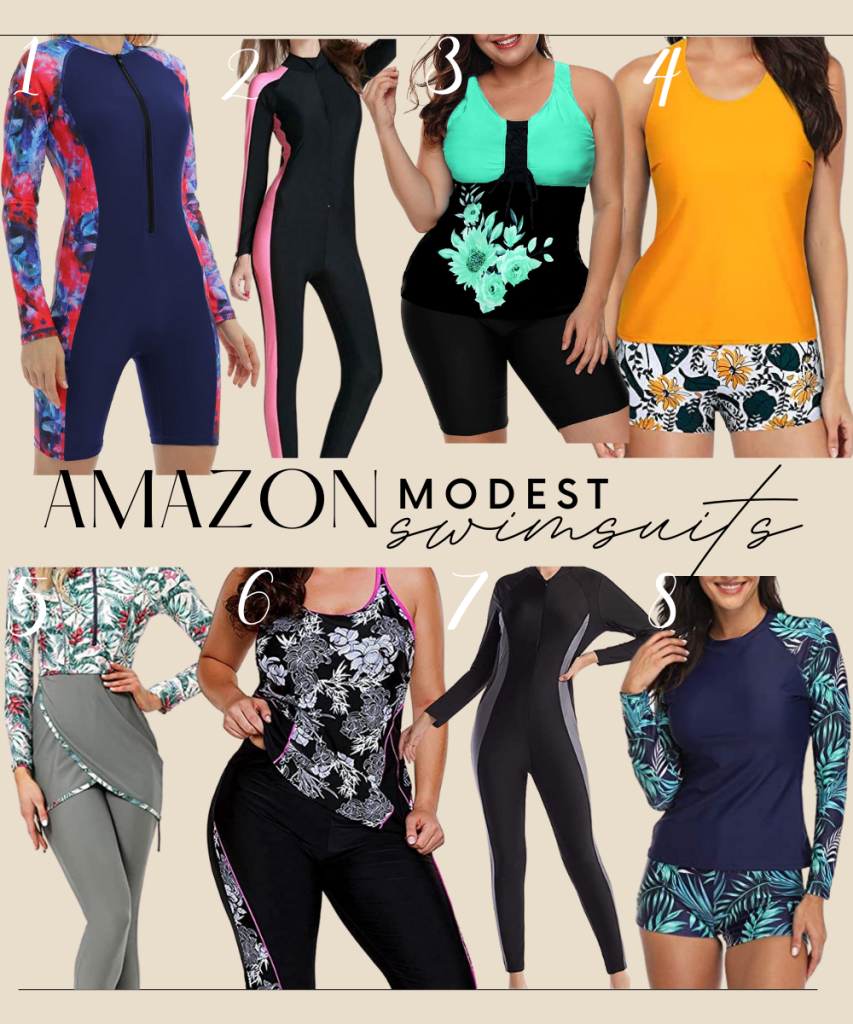 Best Amazon Swimsuits for Women-Amazon Modest Swimsuits