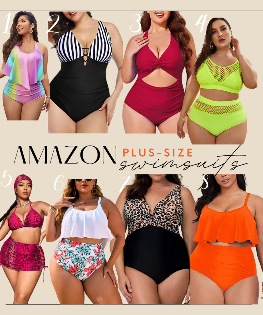 Best Amazon Swimsuits for Women-Plus-size Swimsuits