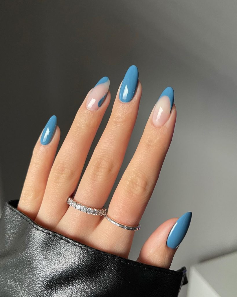 Deep Blue Nails