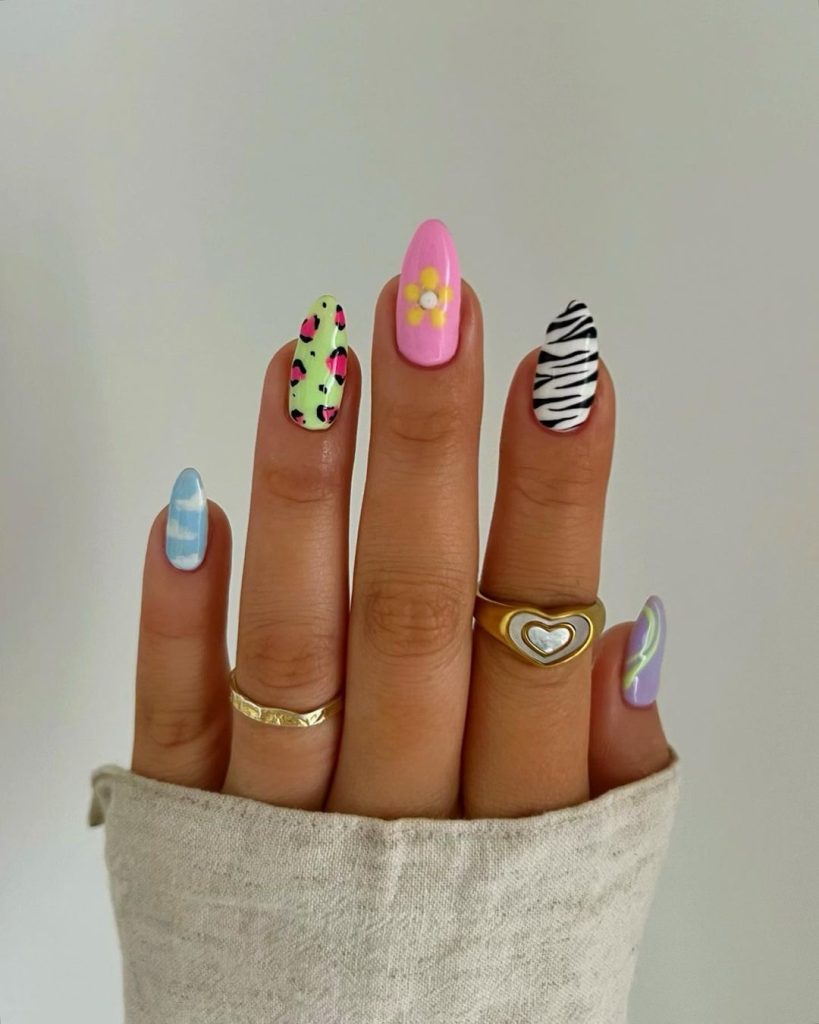 mix and match nails