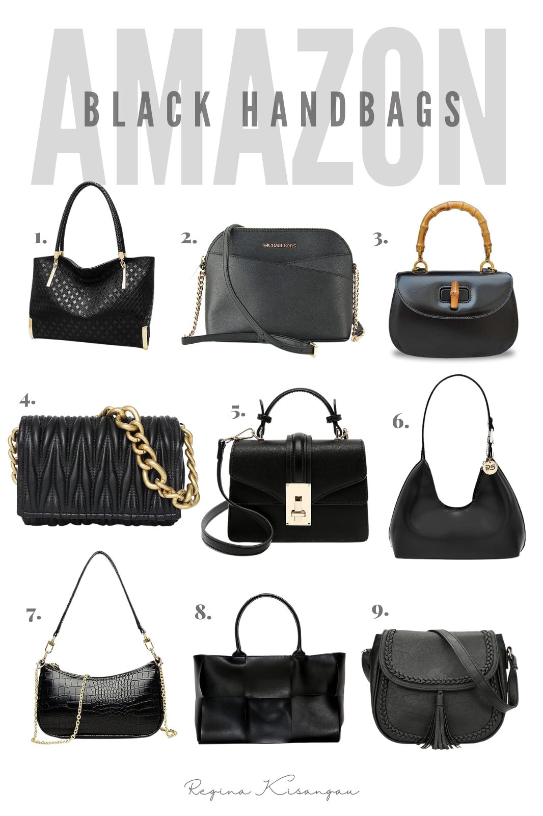 Black Handbags on Amazon 