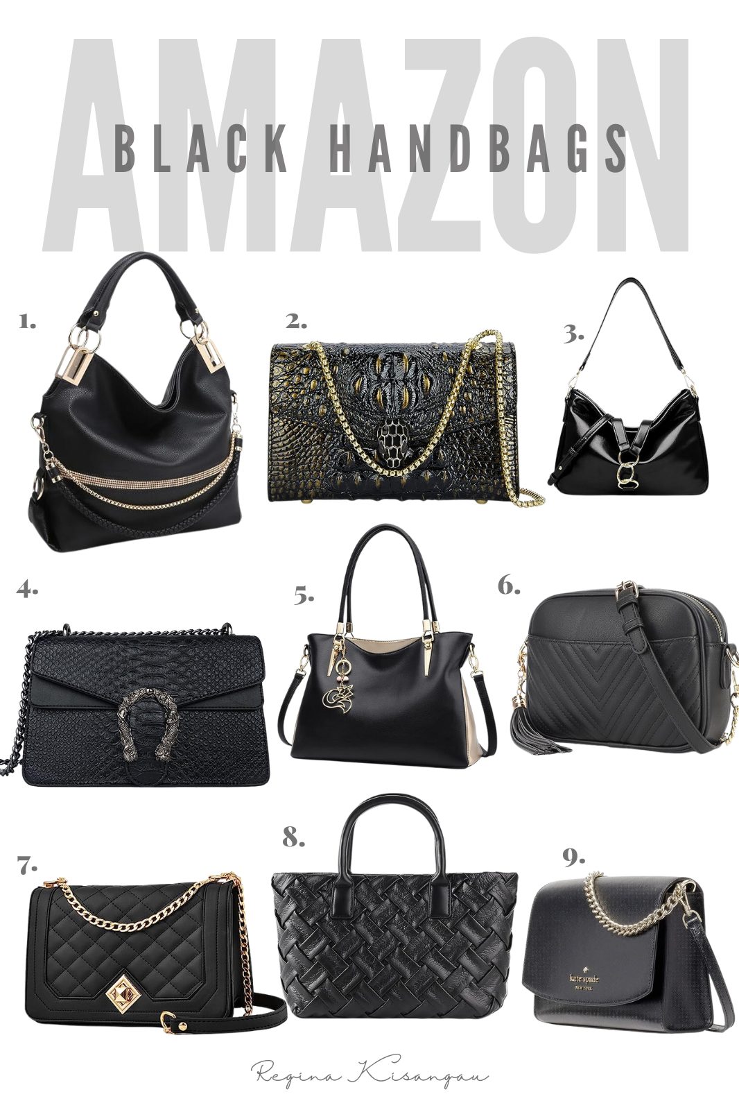 Black Handbags on Amazon 