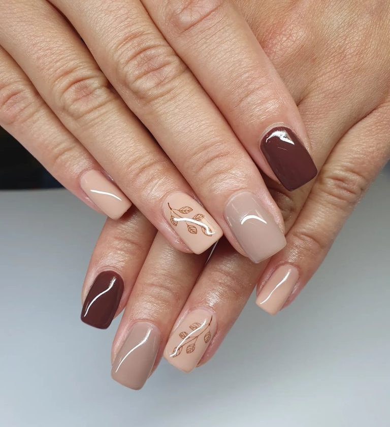 55 Luxurious Chocolate Nail Designs for Fall