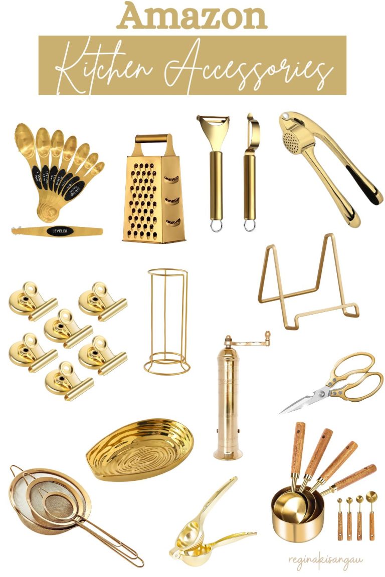 Gold Kitchen Accessories on Amazon