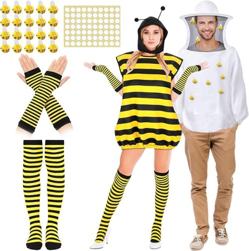 Bee and Beekeeper Halloween Couple's Costume