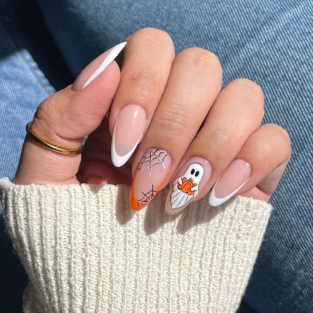 Simply Adorable Halloween Nail Designs