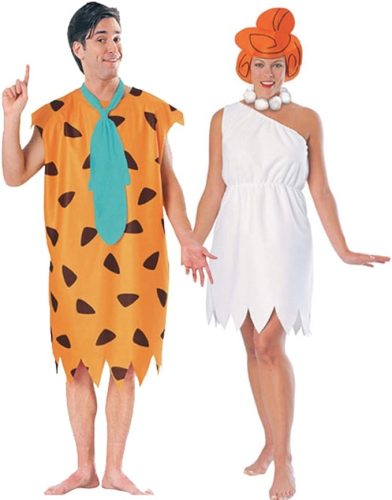 Fred and Wilma Flintstone Halloween Couple's Costume