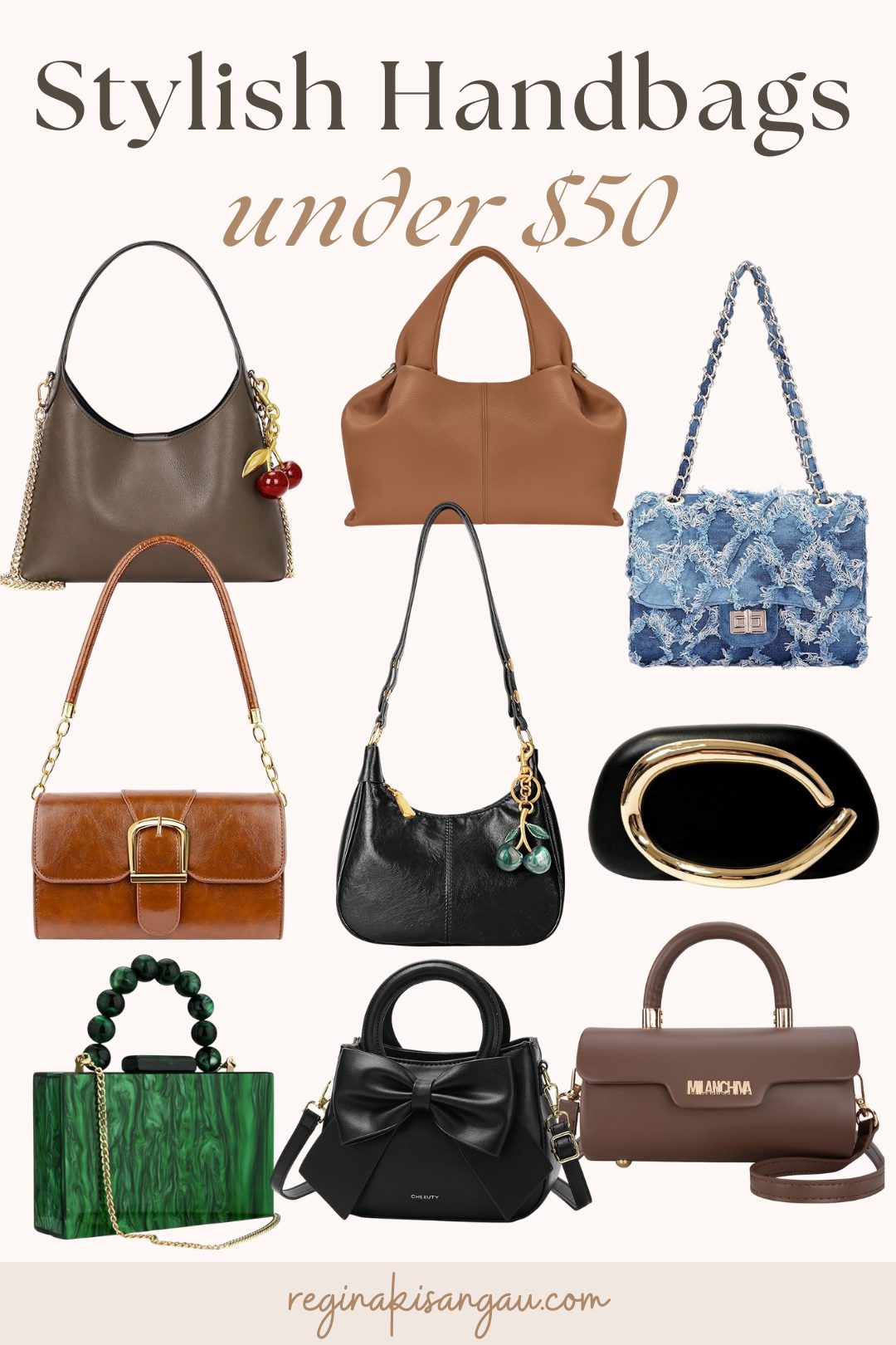 Stylish Handbags
under $50