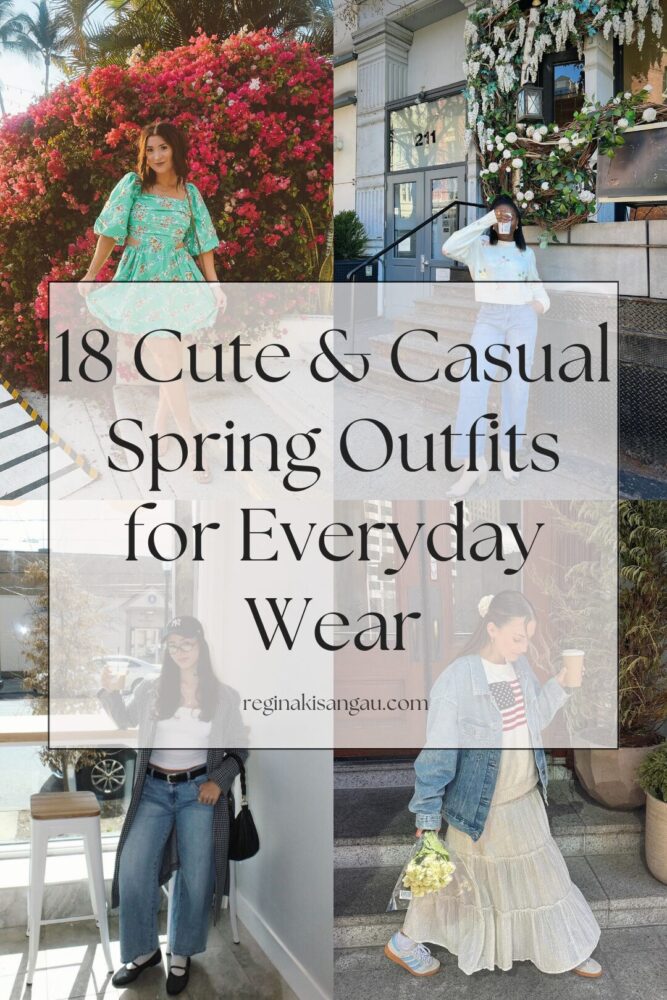 18 Cute & Casual Spring Outfits for Everyday Wear