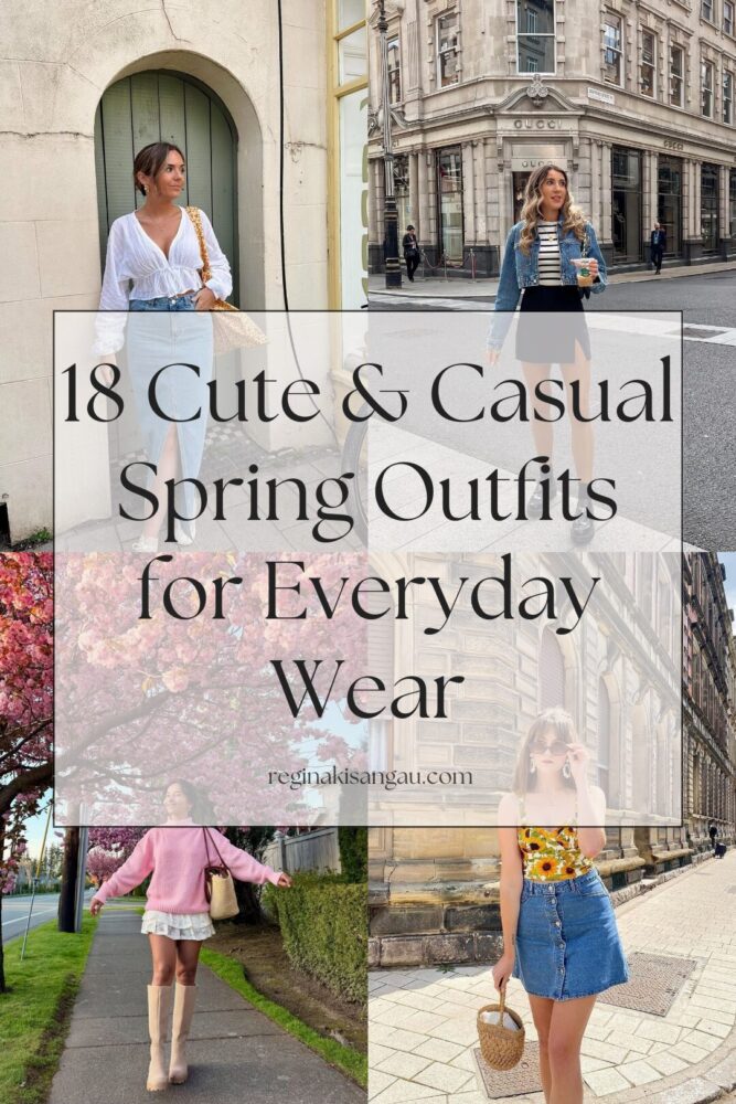 18 Cute & Casual Spring Outfits for Everyday Wear