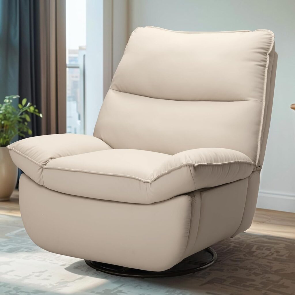 Swivel Oversized Armless Recliner Gaming Chair