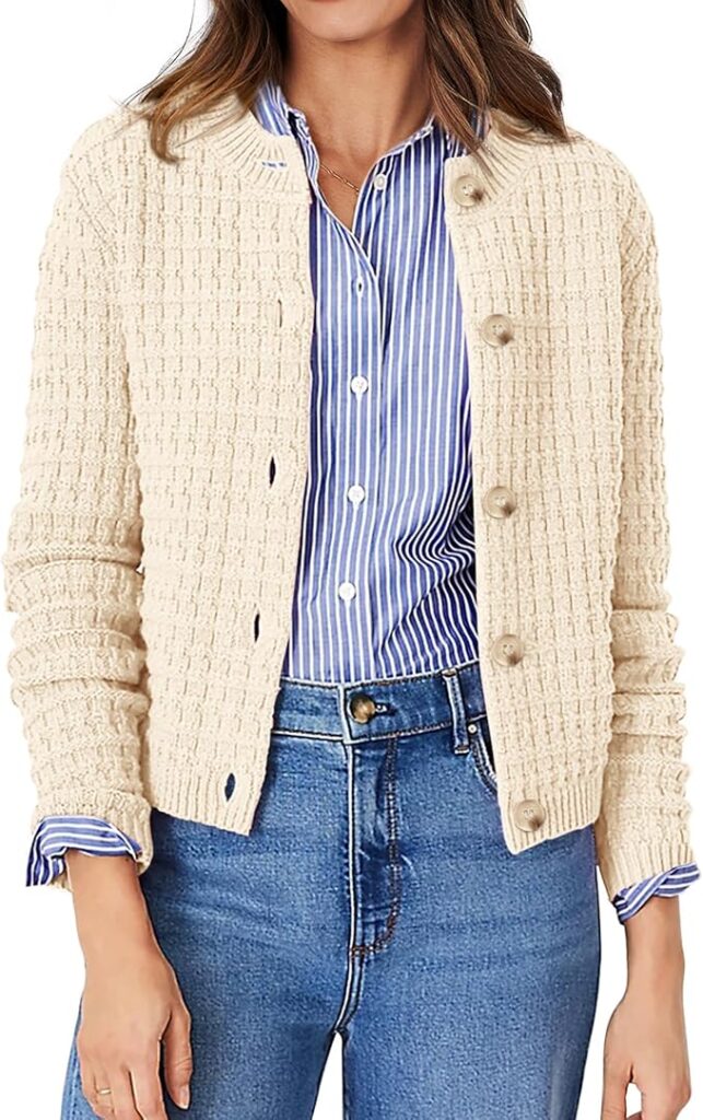open front knit cardigan