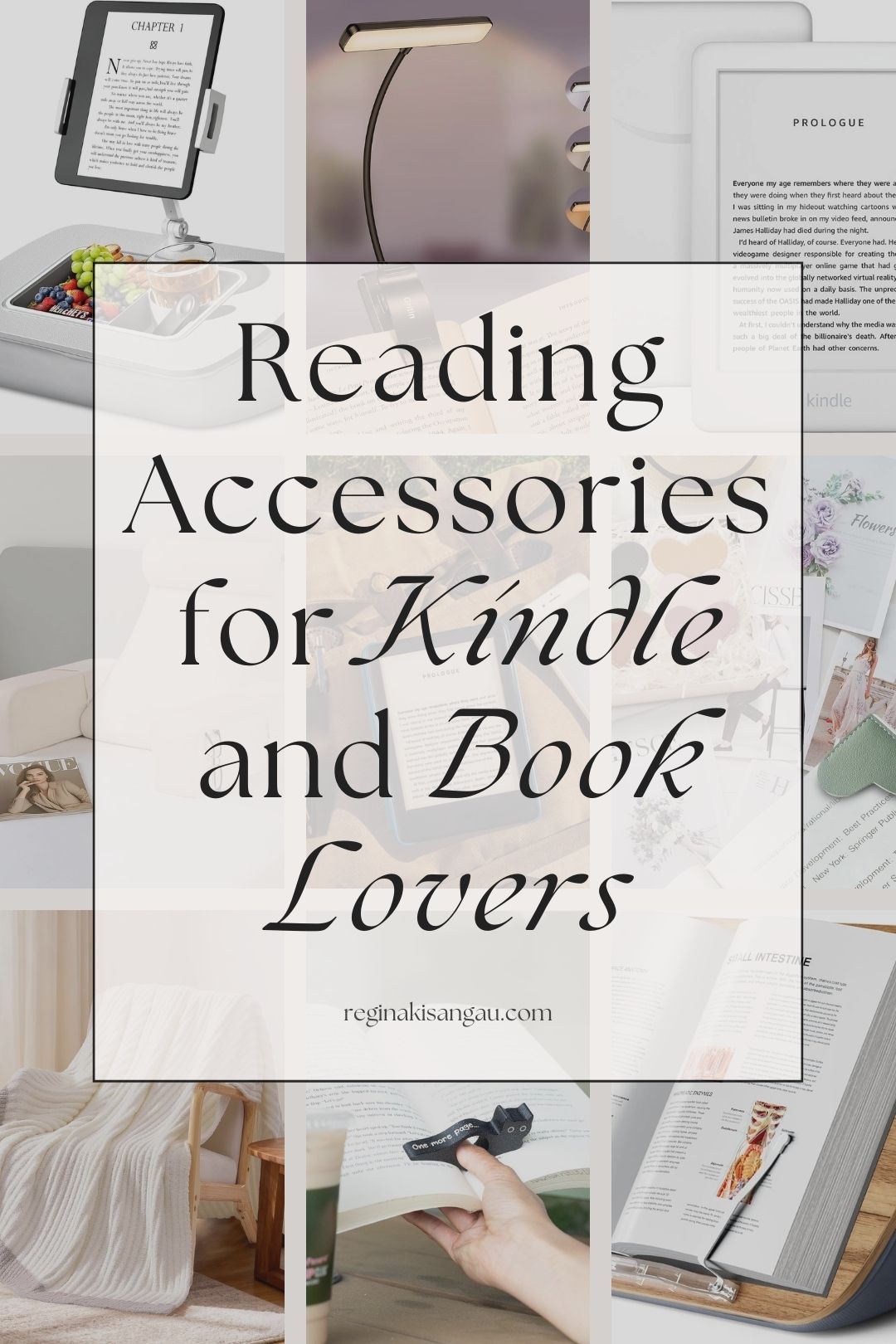 Cozy Reading Accessories for Kindle and Book Lovers