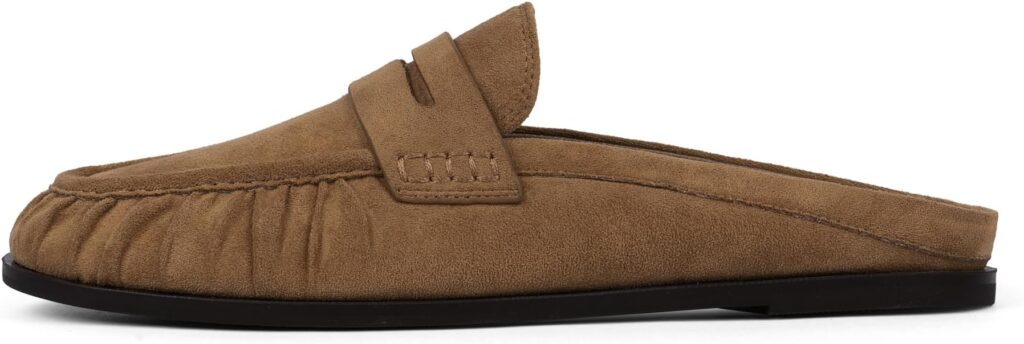 penny loafer mules slip-on flats
