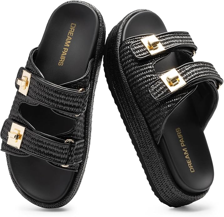 Black Platform Sandals