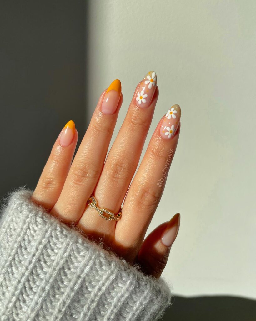 floral nails