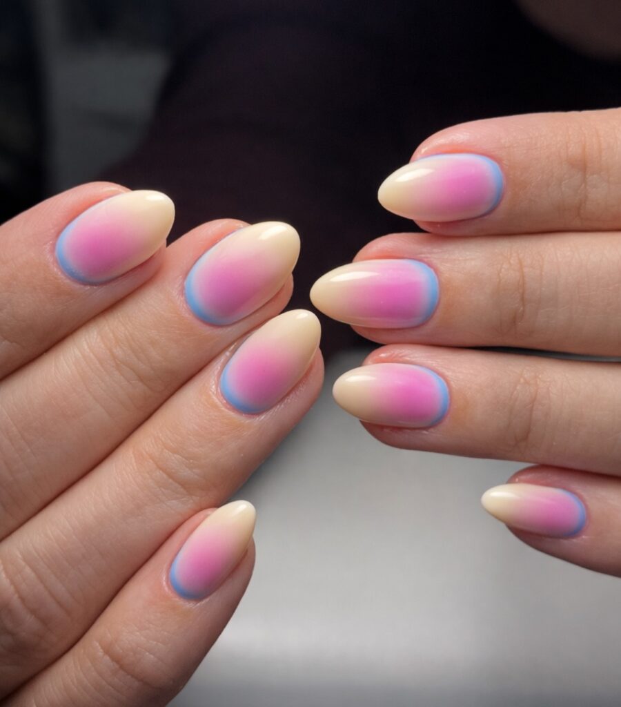 Aura Pastel Nails