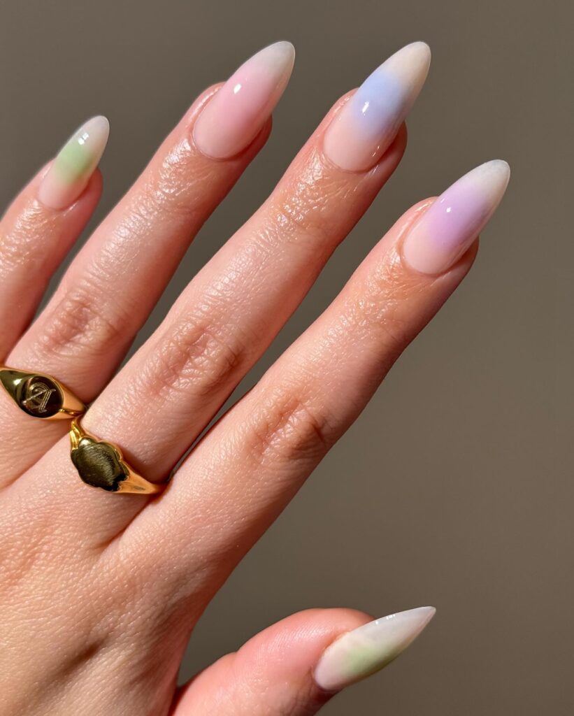 Aura Pastel Nails