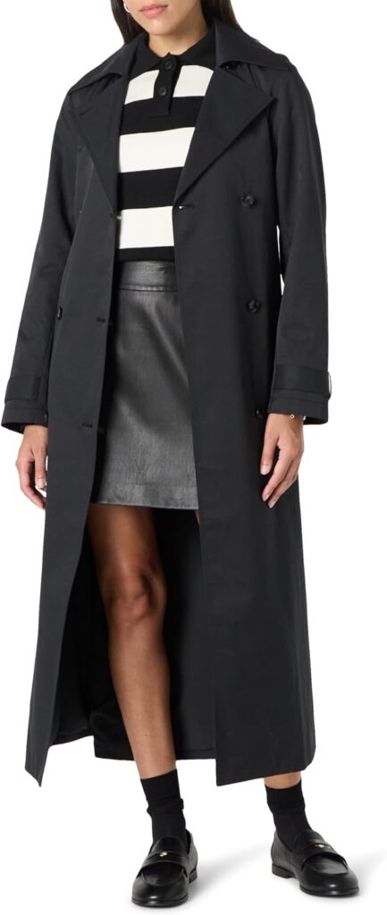 Wardrobe Staple Black Trench Coat