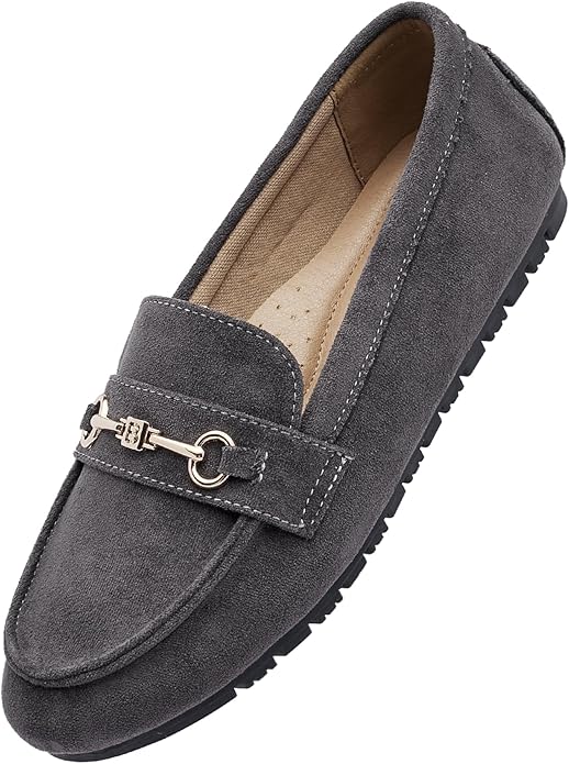 Wardrobe Staple Grey Loafers
