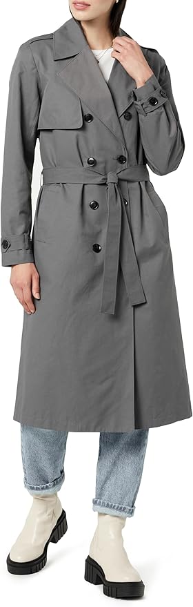 Wardrobe Staple Grey Trench Coat