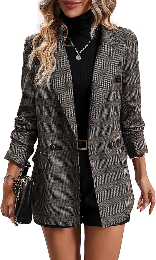 Wardrobe Staple Plaid Blazer