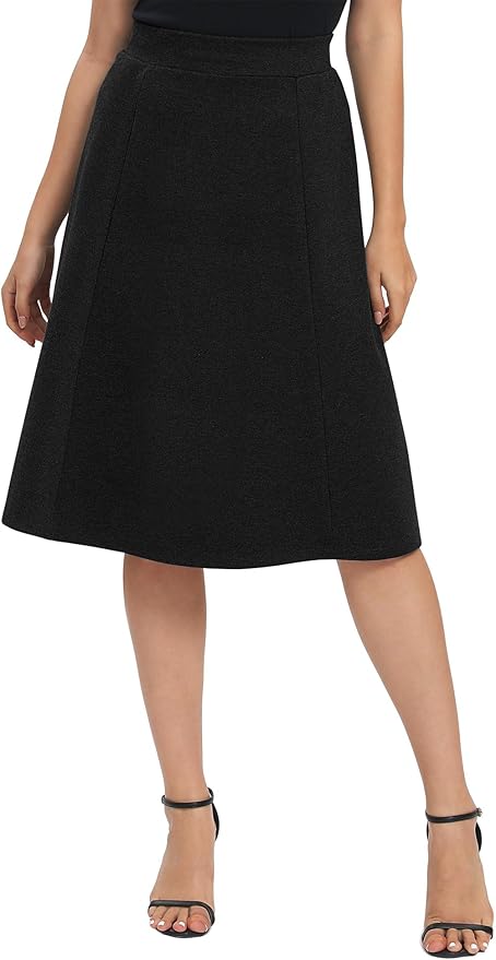 Wardrobe Staple Black A Line Skirt
