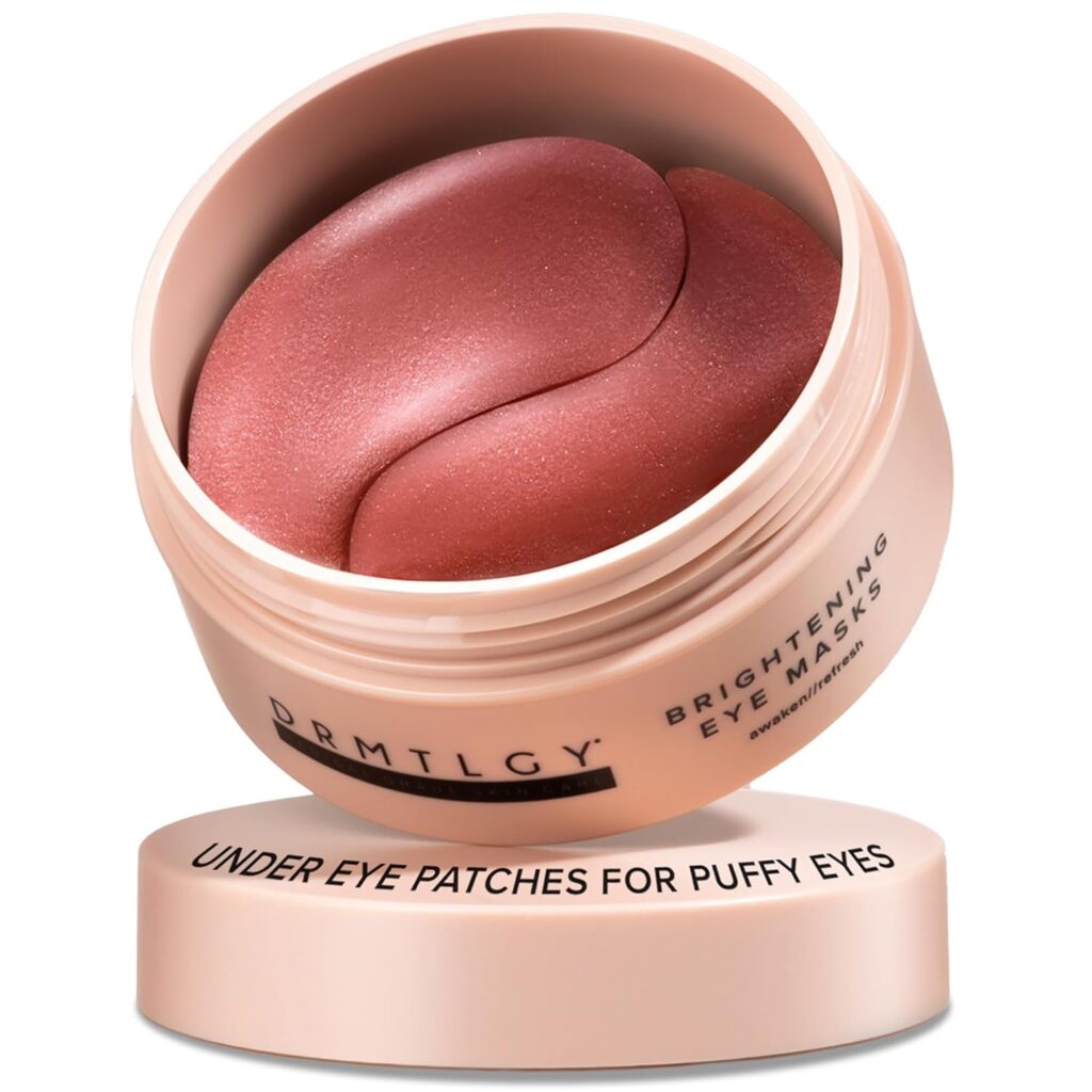 DRMTLGY Brightening Eye Masks (Cooling Eye Patches for Dark Circles)