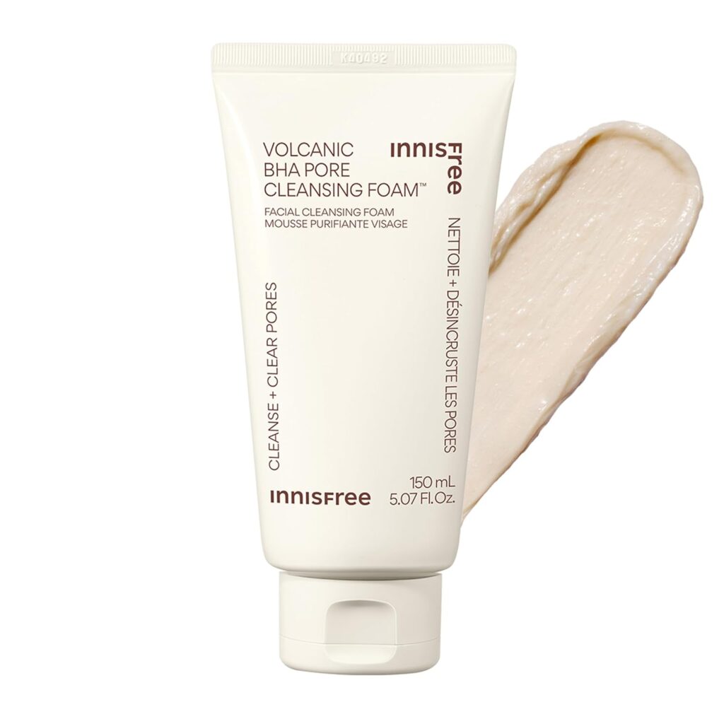 Innisfree Volcanic BHA Pore Cleansing Foam (Oil-Control Face Wash)
