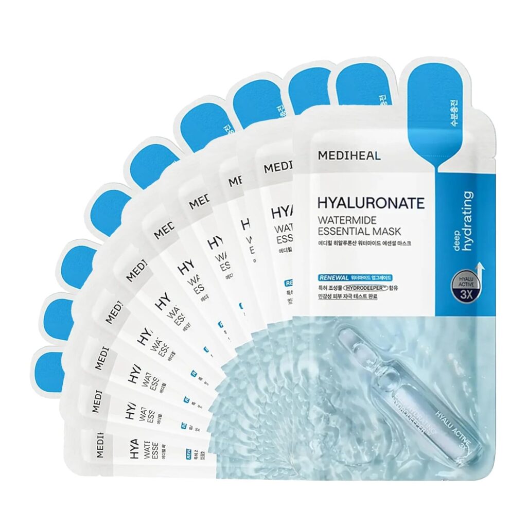 Mediheal Watermide Essential Sheet Mask (Deep Hydration Face Mask)