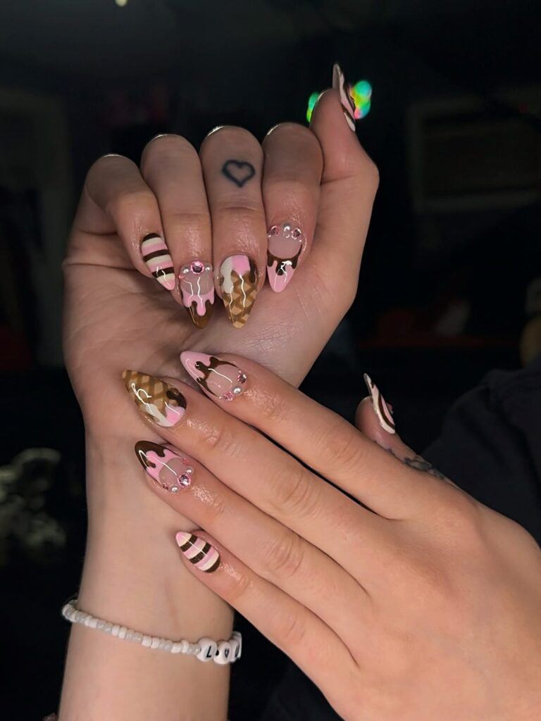 ice cream nails