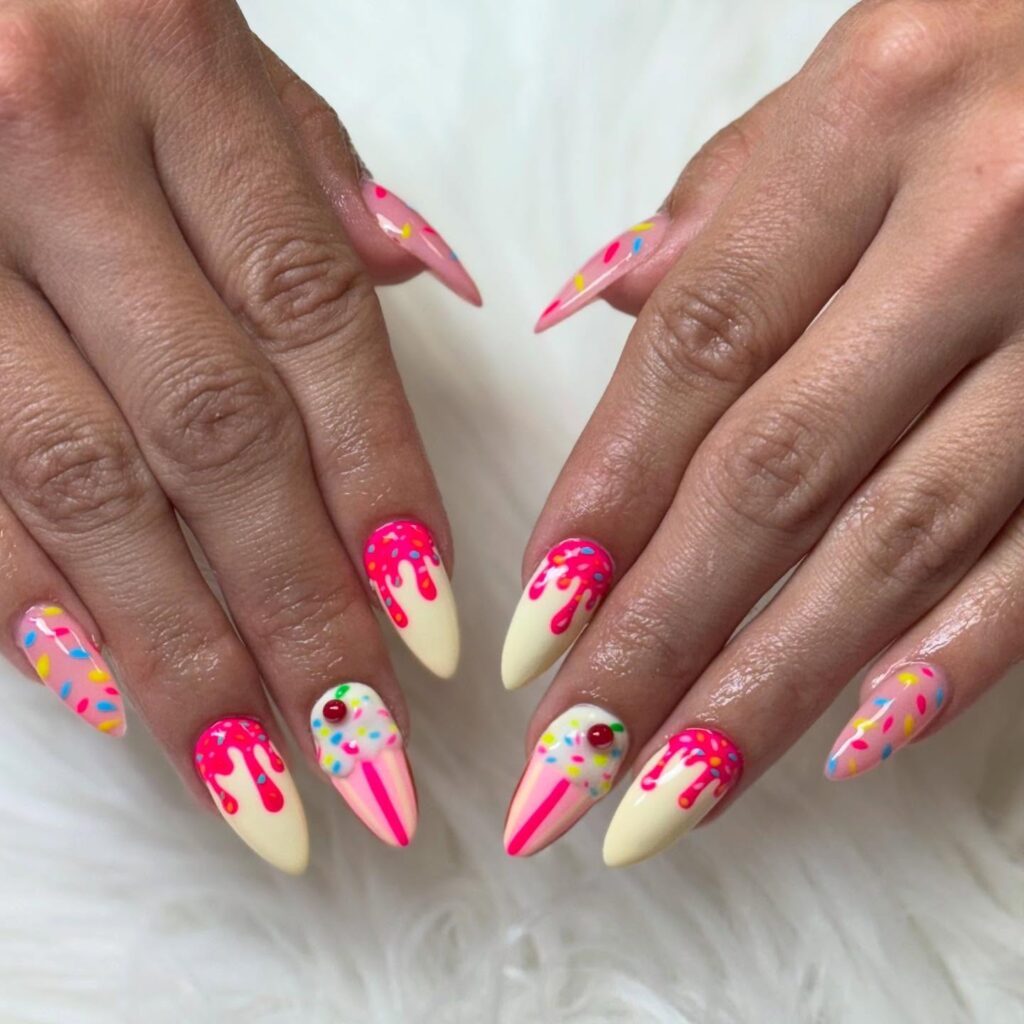 ice cream nails