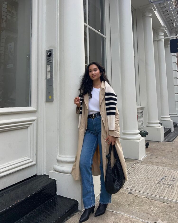 10 Easy Ways to Style a Trench Coat with Jeans